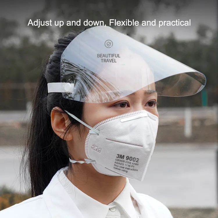 Dust Mask Transparent Face Shield Safety Protection Mask