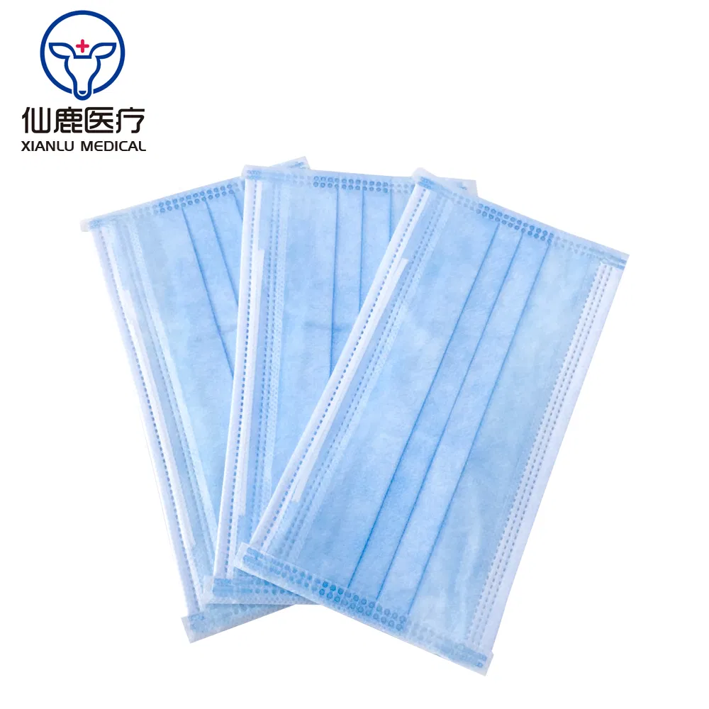 Dust Protecting Mask Protective Facial Mask Flat Face Mask Earloop Surgical Face Mouth Mask