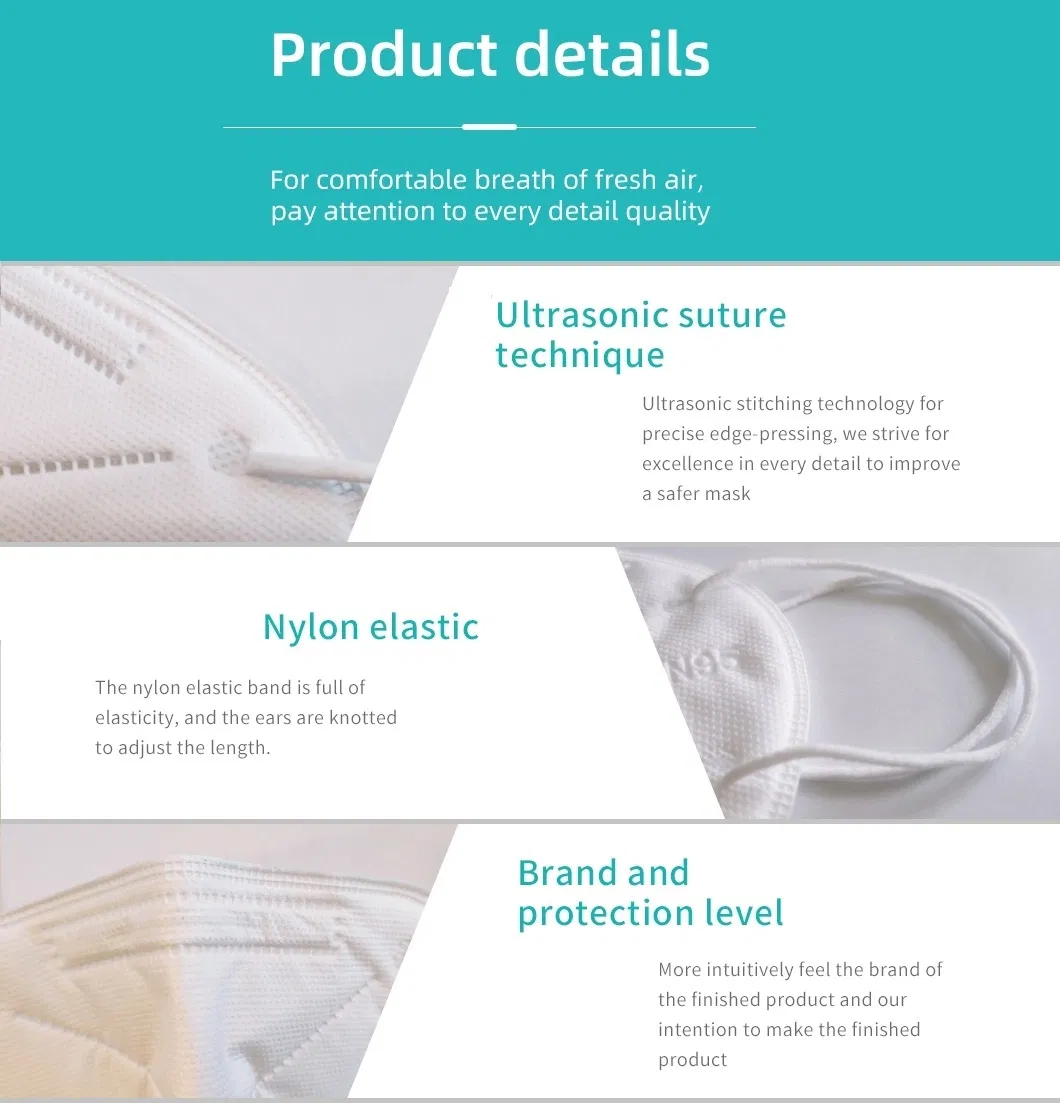 Dustproof Anti-Smog Folding KN95 FFP2  Face Mask for Wholesale