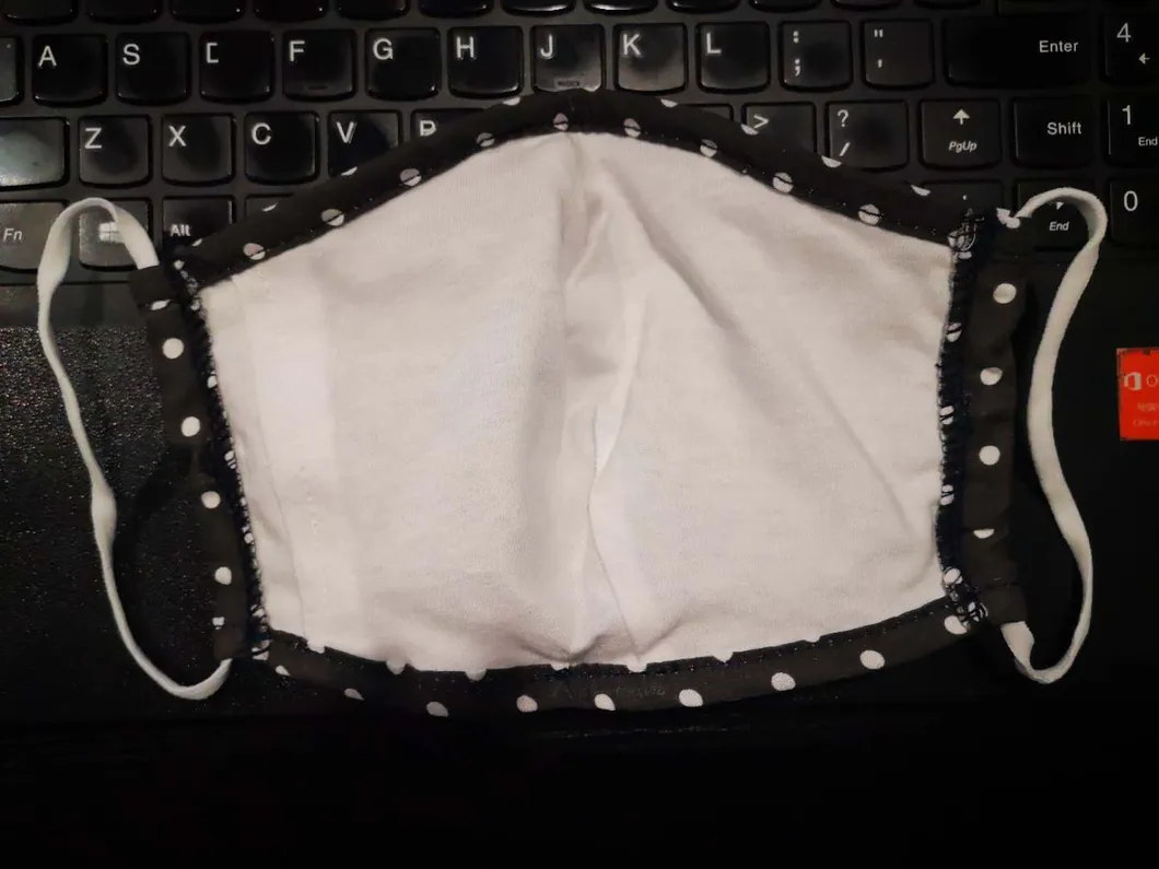 Elasticity Reusable Cotton Fabric Cloth Face Masks Customlogo Printed Masks