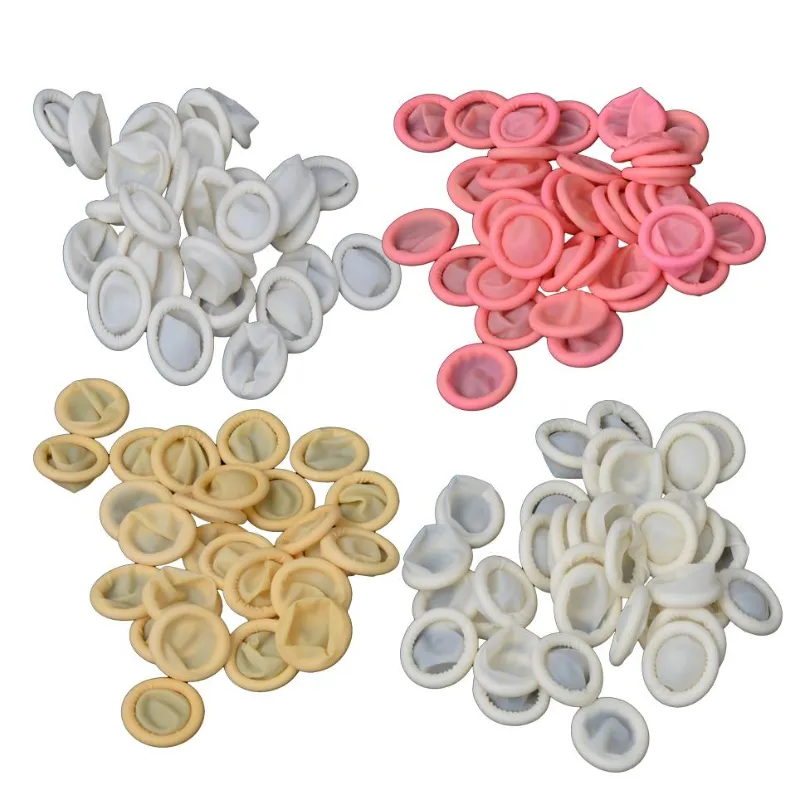 ESD Anti Static Dust Free Non Slip Latex Reusable Colorful Finger Covers