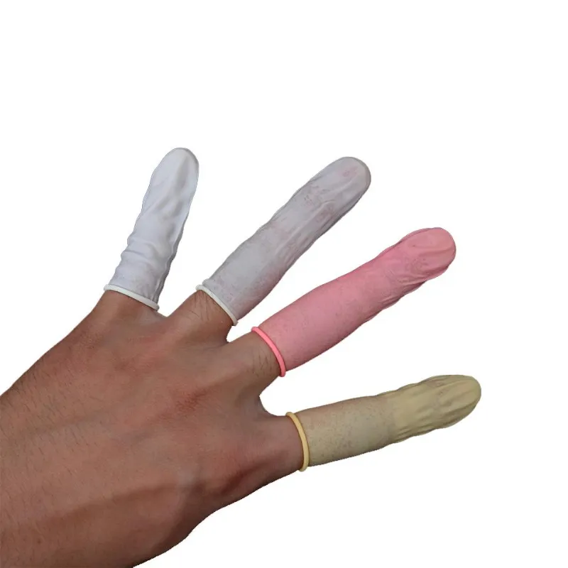 ESD Anti Static Dust Free Non Slip Latex Reusable Colorful Finger Covers