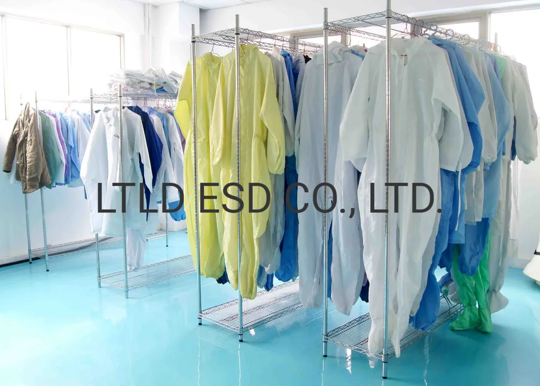 ESD Cotton Smock (grid) (LTLD105-9)