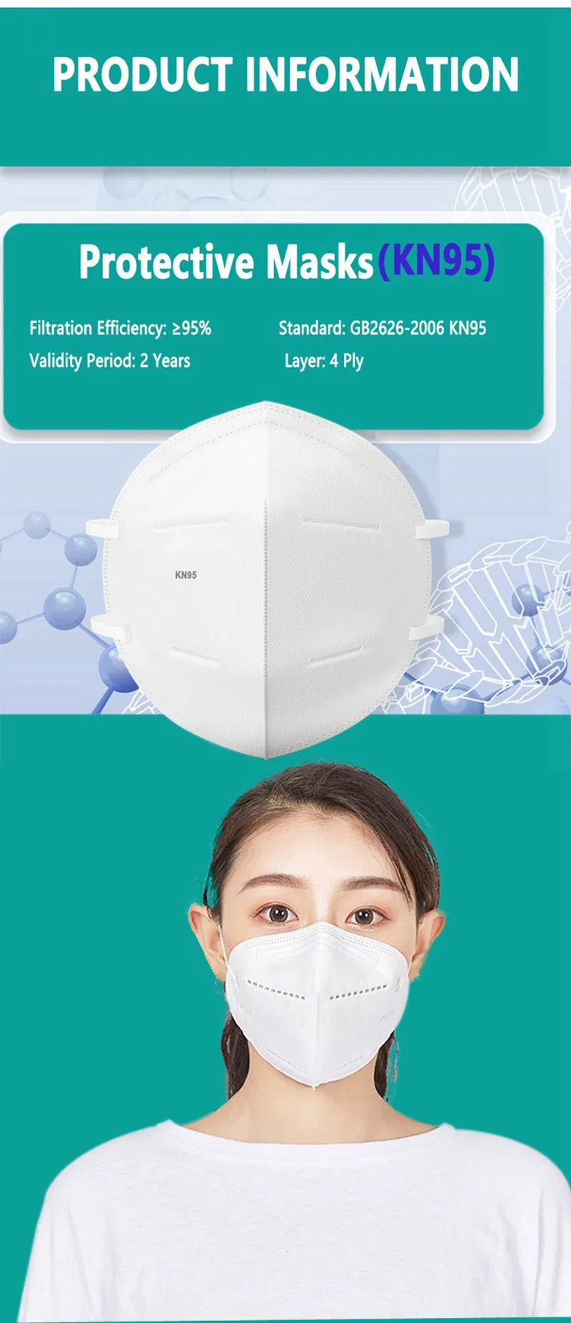 FDA Approved Ffp2 Kn95 N95 Mask Reusable Manufacturers China