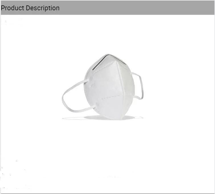 Facial Protective Respirator KN95 Face Mask for Work Resumption