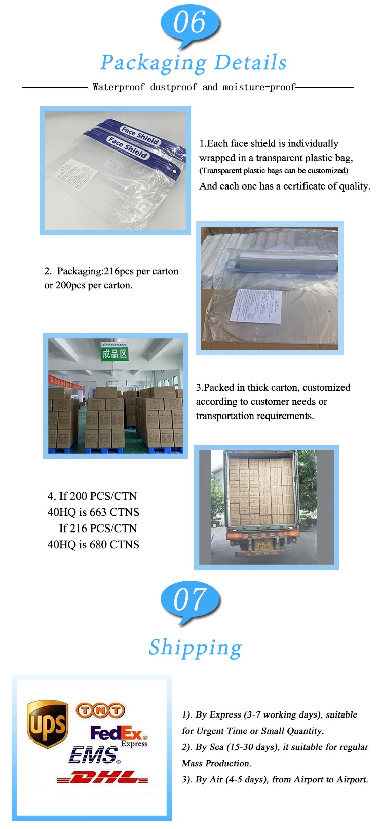 Factory Direct Sale Glasses Frame Protection Face Splash Shield