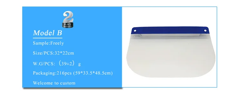 Factory Direct Sale Glasses Frame Protection Face Splash Shield