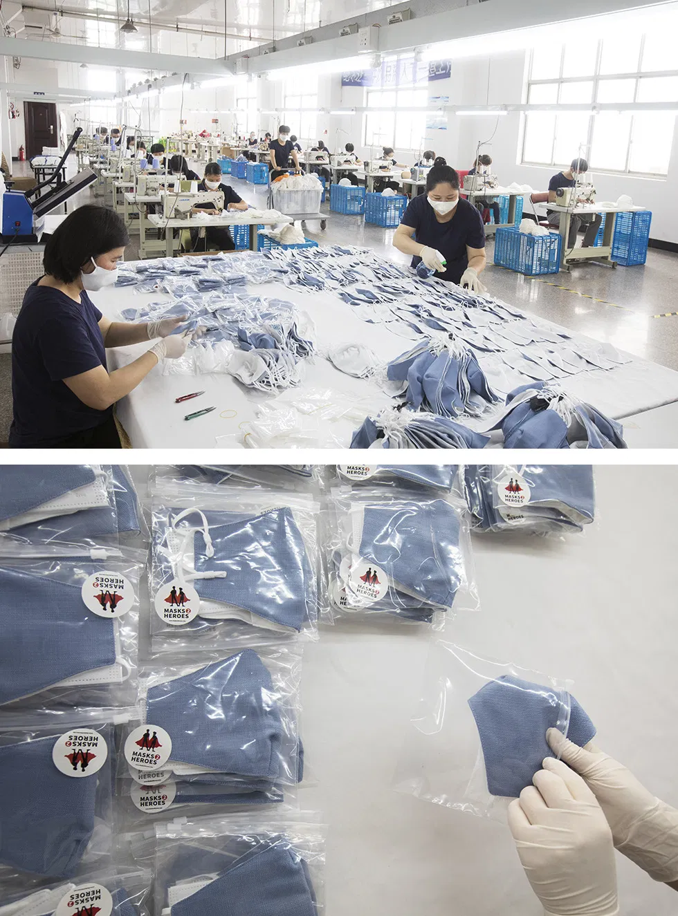 Fancy Reusable Washable 4 Ply Kids Knitted Cotton Protection Face Mask with Pm 25 Filter