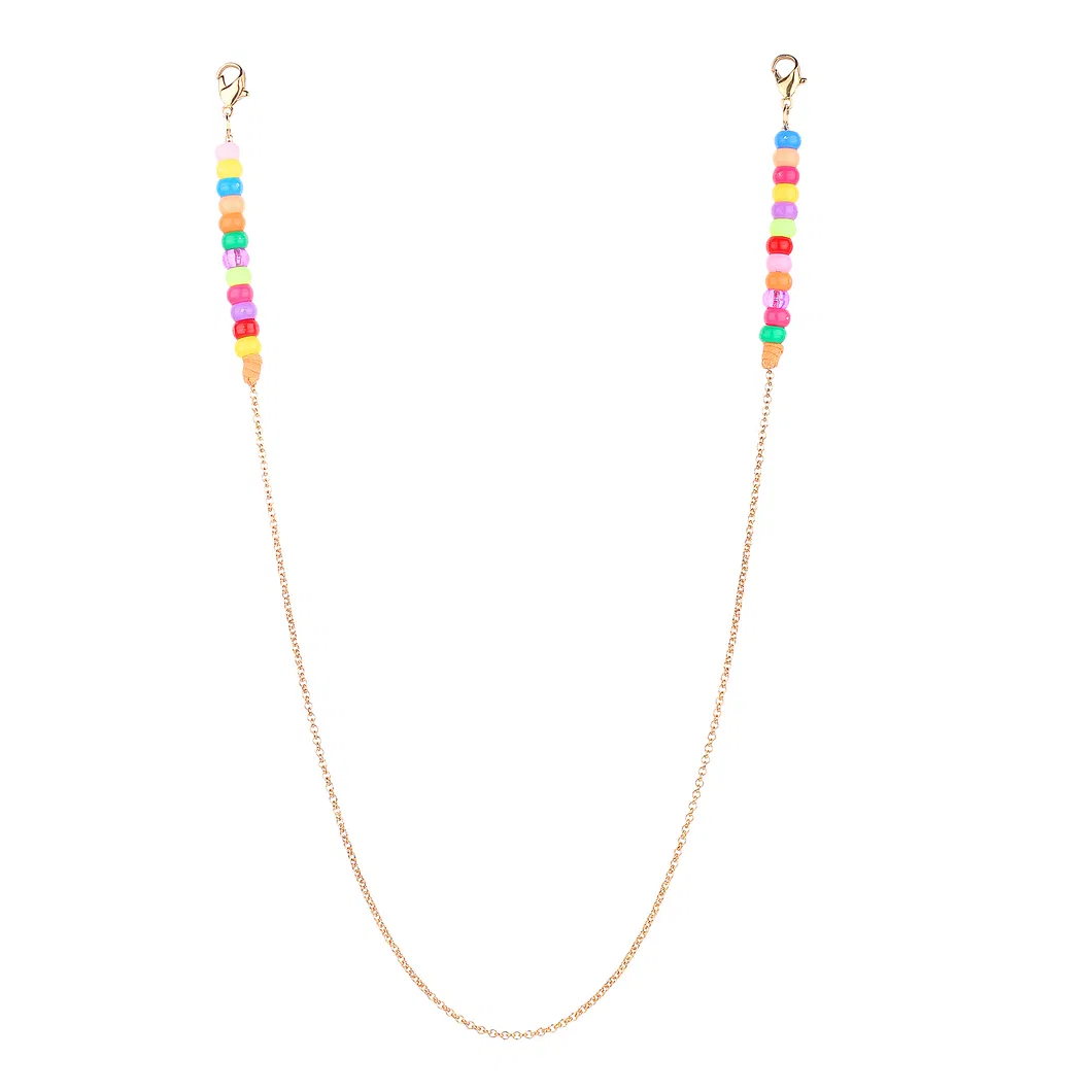 Fashion Colourful Beads Chain Glasses Chains Masked Necklace for Women Face Masked Chain Holder Anti-Slip