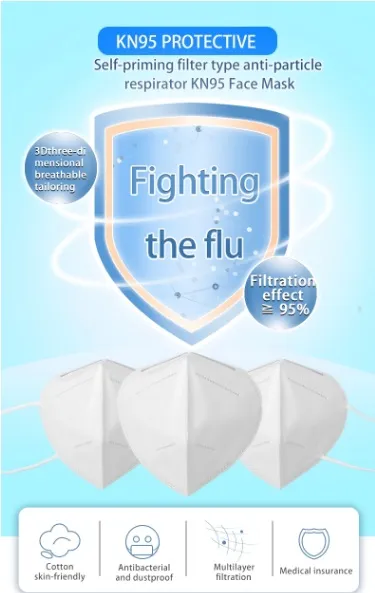 FFP2 Fffp3 En149 En146 Disposable Protective  KN95 N95 Face Mask