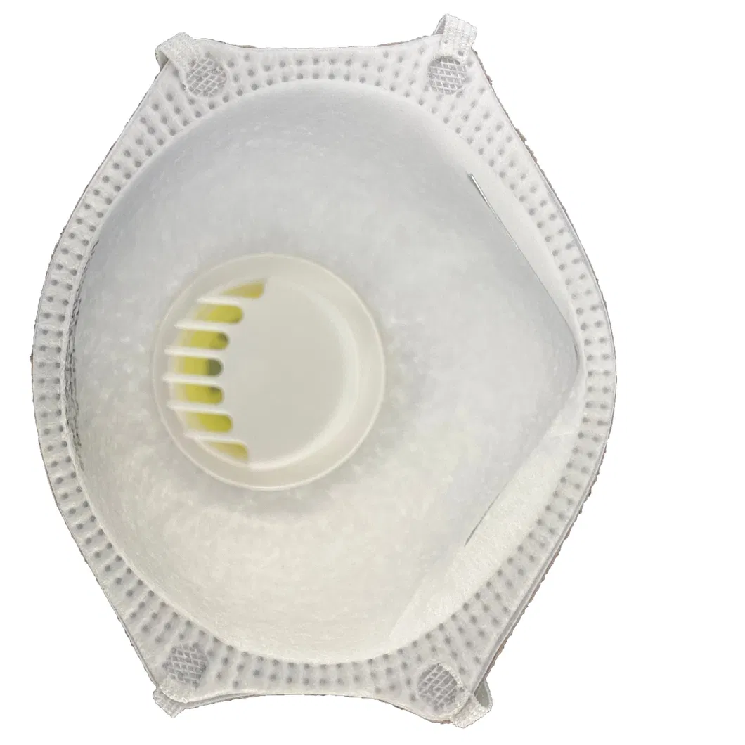 FFP3 Face Mask with Filter Flat Fold Mask with Valve and Head Loop CE En 149