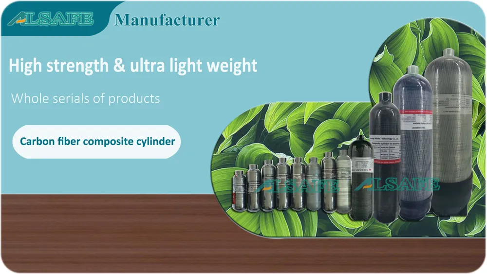 Firefighter Respirator Carbon Fiber Gas Tank Self Contained