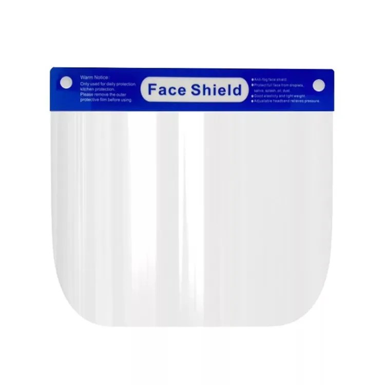 Full Transparent Face Mask with HD Protective Face Screen Full Face Mask Pet Anti-Fumes Face Protection and Anti-Fog Screen