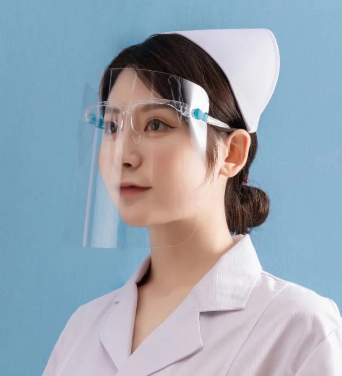 Glasses Frame Transparent Safety High-Quality Plastic Protective Face Shield to Protect Eyes and Face Safely Factory Direct Sale Made in China Can Export