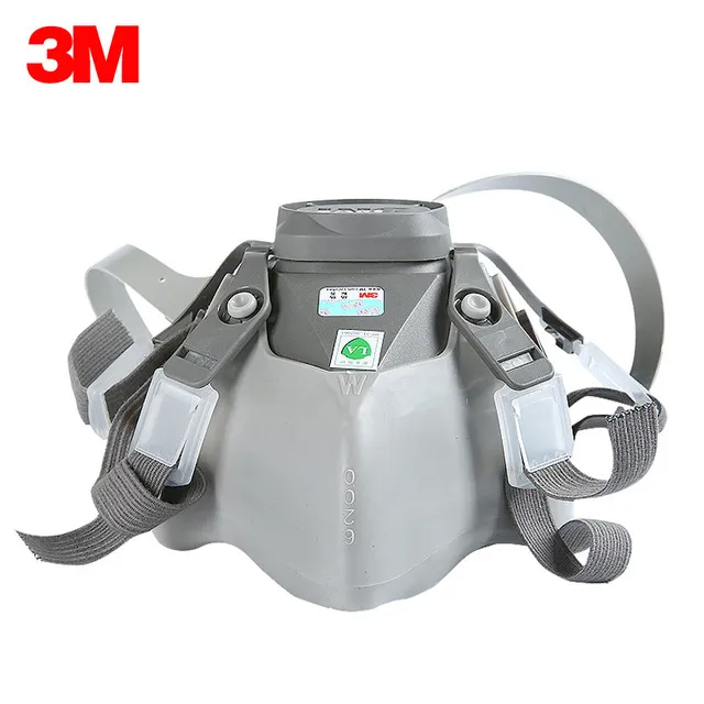 Half Face Chemical Facepiece Reusable Half Face Respirator Anti Industrial Construction Dust Gas Mask, 6200, 6800 7502, Half Face Mask, Full Gas Respirator