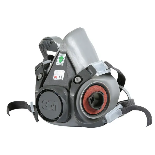 Half Face Chemical Facepiece Reusable Half Face Respirator Anti Industrial Construction Dust Gas Mask, 6200, 6800 7502, Half Face Mask, Full Gas Respirator