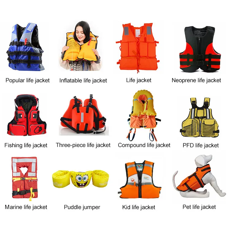 High Buoyancy Life Jacket 190n Reflective Marine Life Vest Solas a Approved Life Jacket for Adults