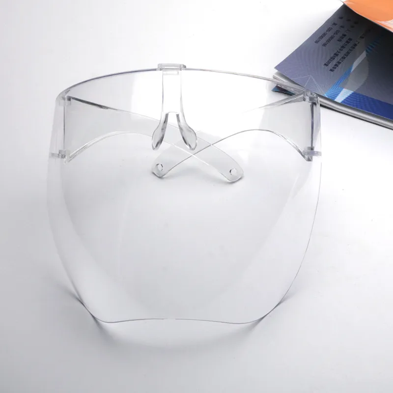 High Quality Color Fashionable Plastic Full Face Shields Transparent Clear Protective Screen Protector Facial Glasses Face Shield