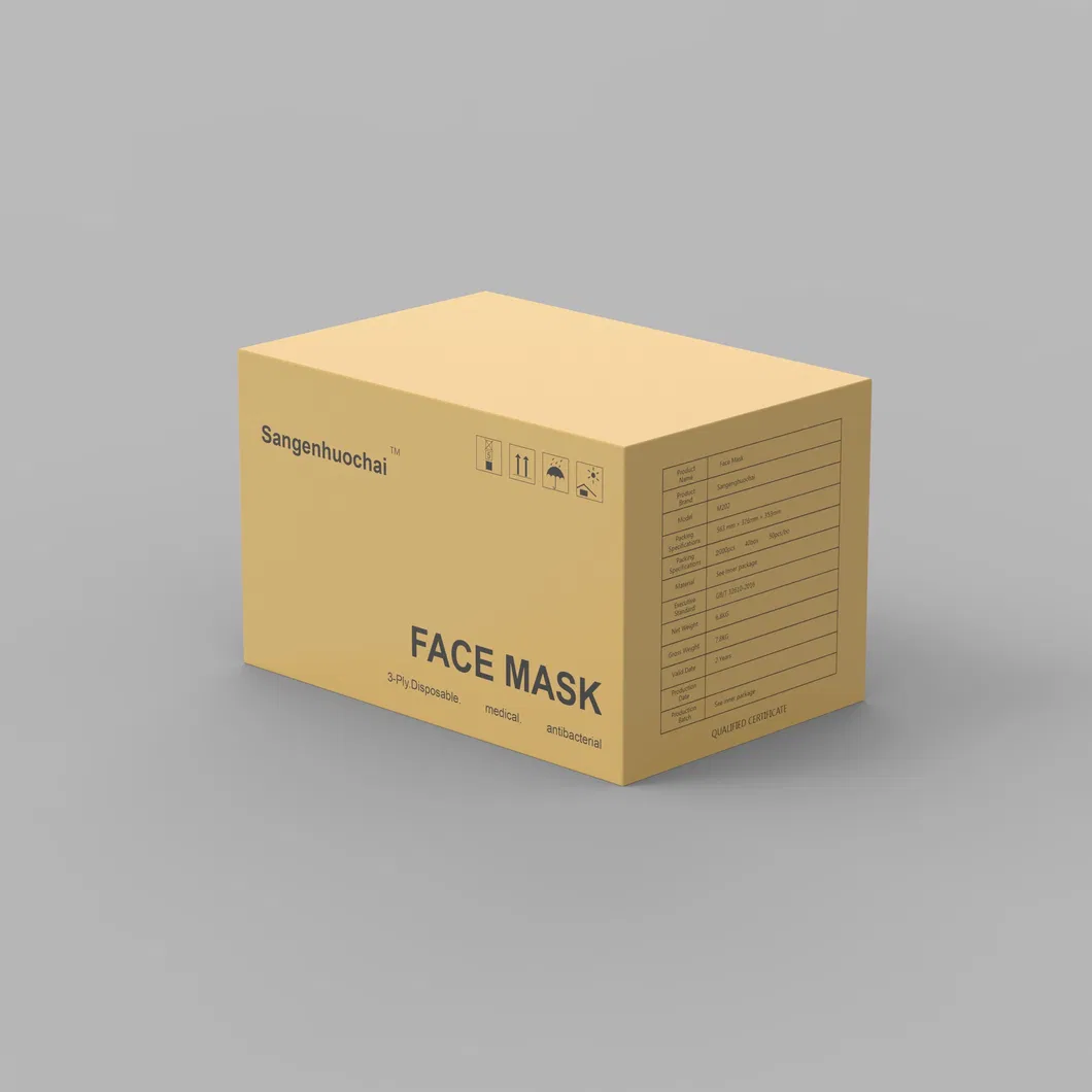 High Quality Disposable Masks Supplier 3 Ply with Black Civilian Facemask