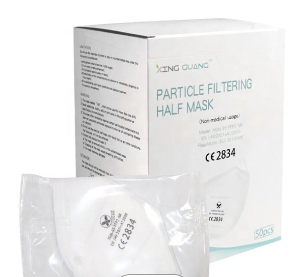 High Quality FFP2 Manufacturer CE 2163 En 149 FFP2 Kids KN95 3D Mask FFP2 Dw 5ply Respirator Mask with Earloop