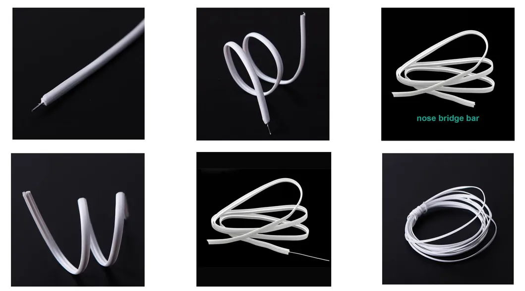 Hot Sale Single Core Double Core Plastic Nose Bridge Wire Nose Clip for Face Mask