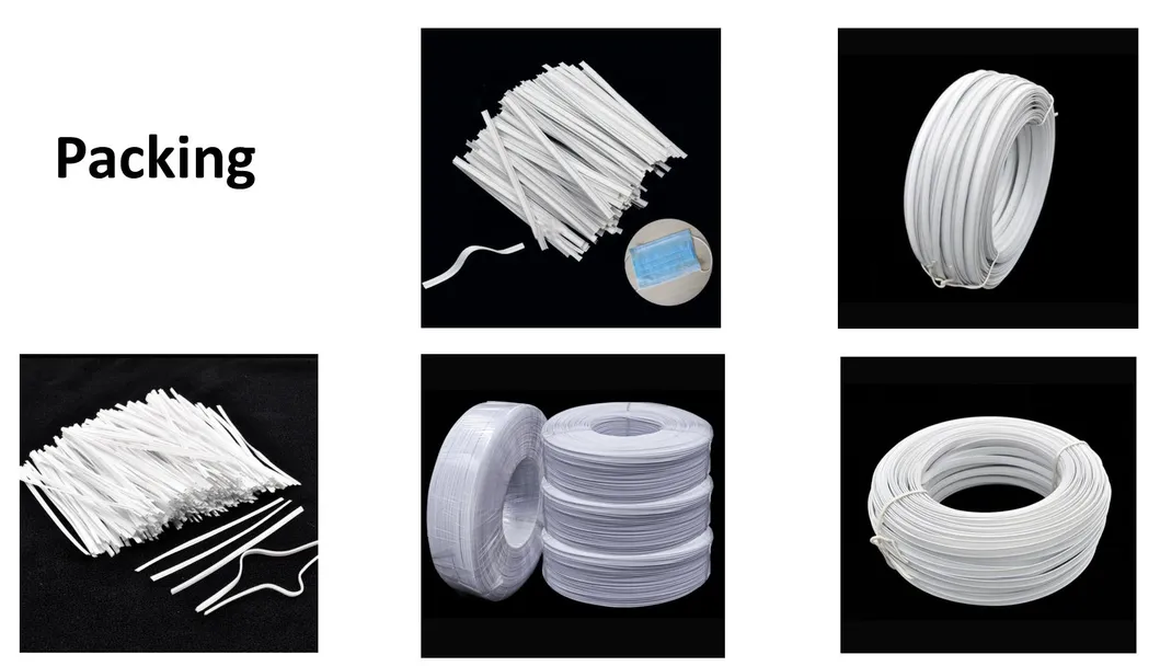 Hot Sale Single Core Double Core Plastic Nose Bridge Wire Nose Clip for Face Mask