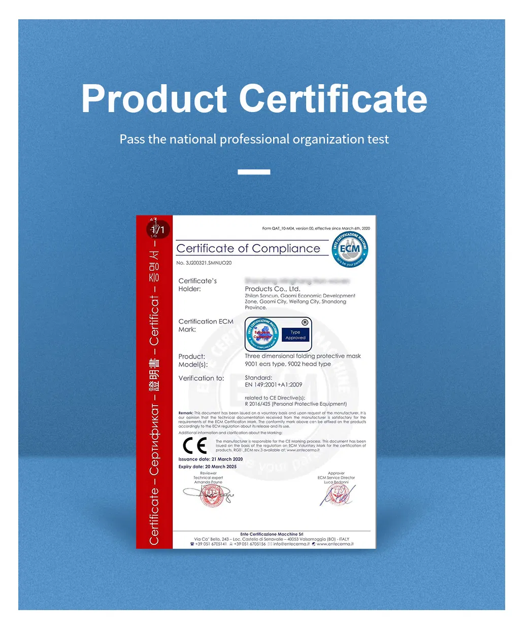 Hot-Sale Triangle Daily Work Safety Protection of Bacterial Infection Face Mask