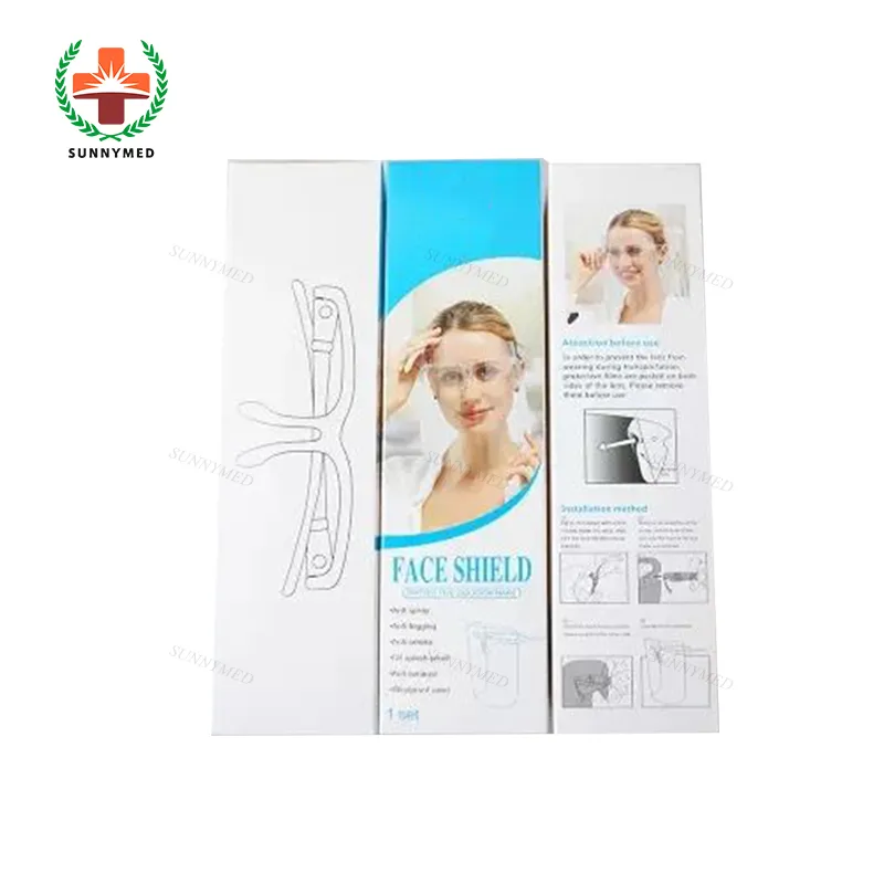 Hot Selling Face Protection Hengde Faceshield with Box Anti Fog Heng De
