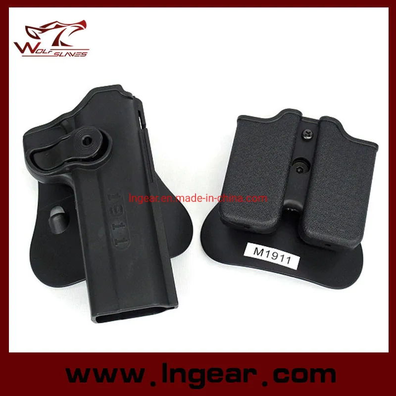 Imi Colt M1911pistol Holster with Tactical Magazine Pouch Holster