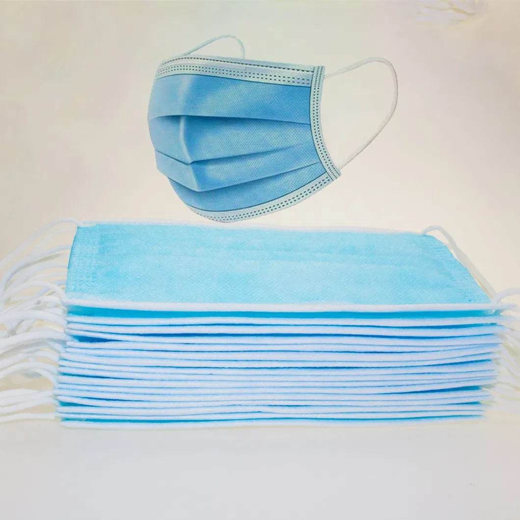 in Stock Cover Your Face Area Closely Disposable 3ply Earloop Face Mask From China