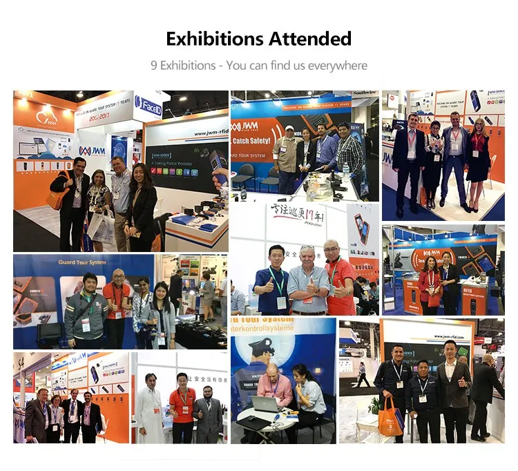 Jwm iButton Security Equipment Baton Guard Tour System for Factory with Free and Cloud Software