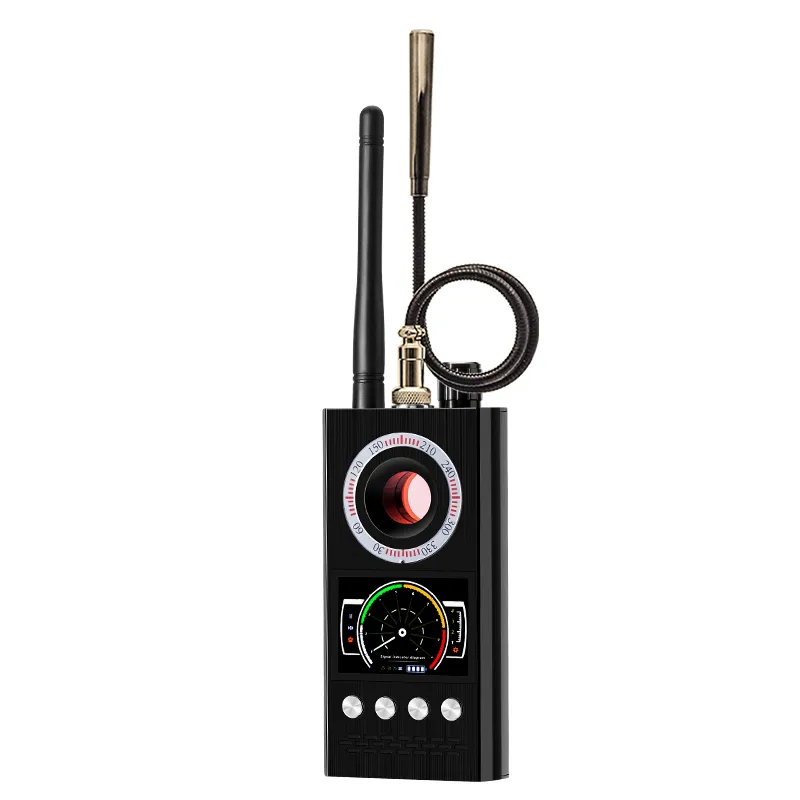 K68 Wireless Signal Detector RF Bug Finder Anti Candid Camera GPS Tracker Pin Hole Camera Detector Hotel Room Spy Bug Detector