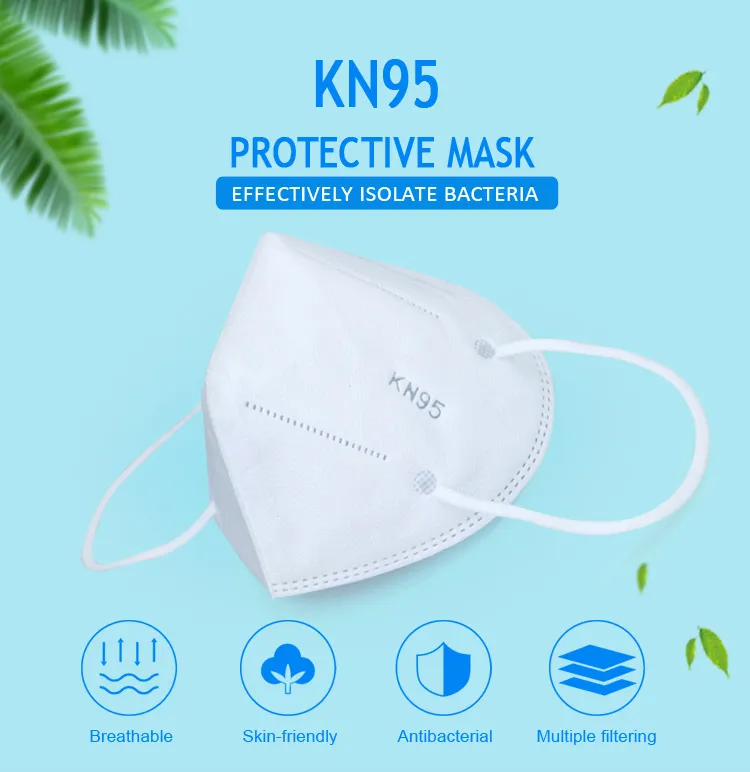 KN95 Mask Supplier Adult Disposable KN95 Mask Earloop