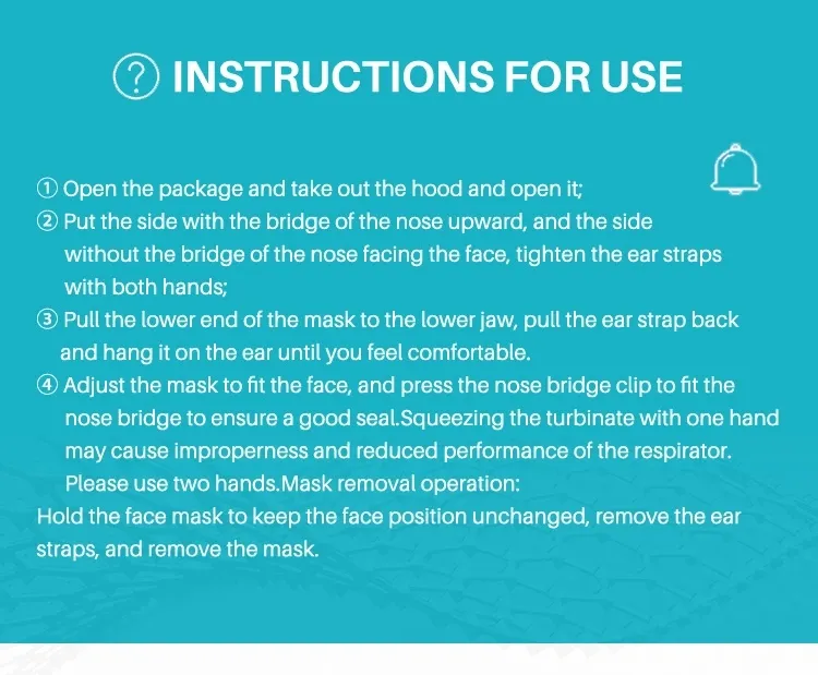 KN95 Mask Supplier Adult Disposable KN95 Mask Earloop