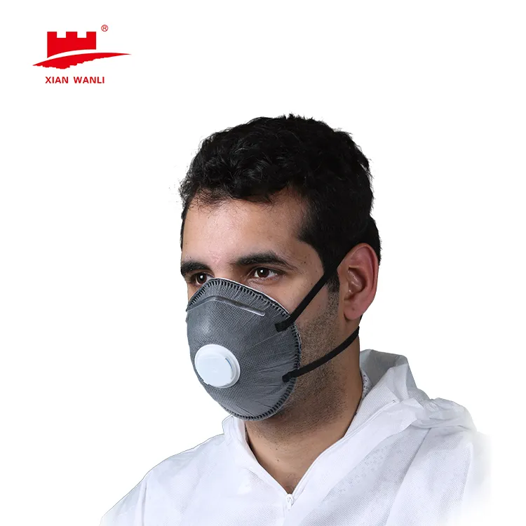 Kn99 Mask. Folding Type Grade Respirator, Washable and Reusable Civilian Face Mask with Nose Sponge, Better Than KN95 Carbon Mask with Valved