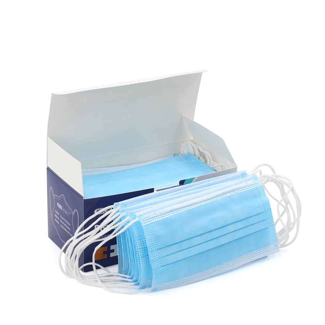 Manufacturer Suppliers Disposable Protective Civil Filter 3ply Face Mask