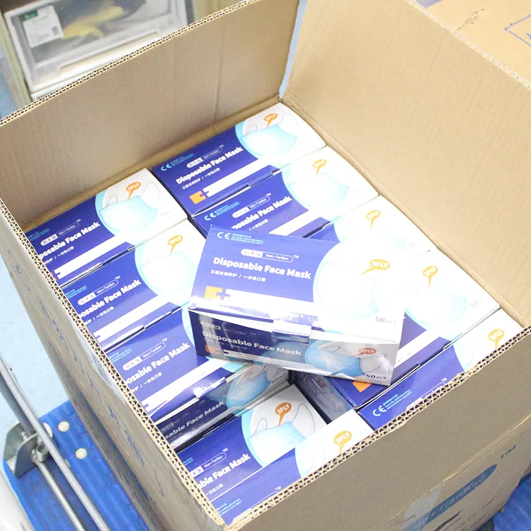 Manufacturer Suppliers Disposable Protective Civil Filter 3ply Face Mask