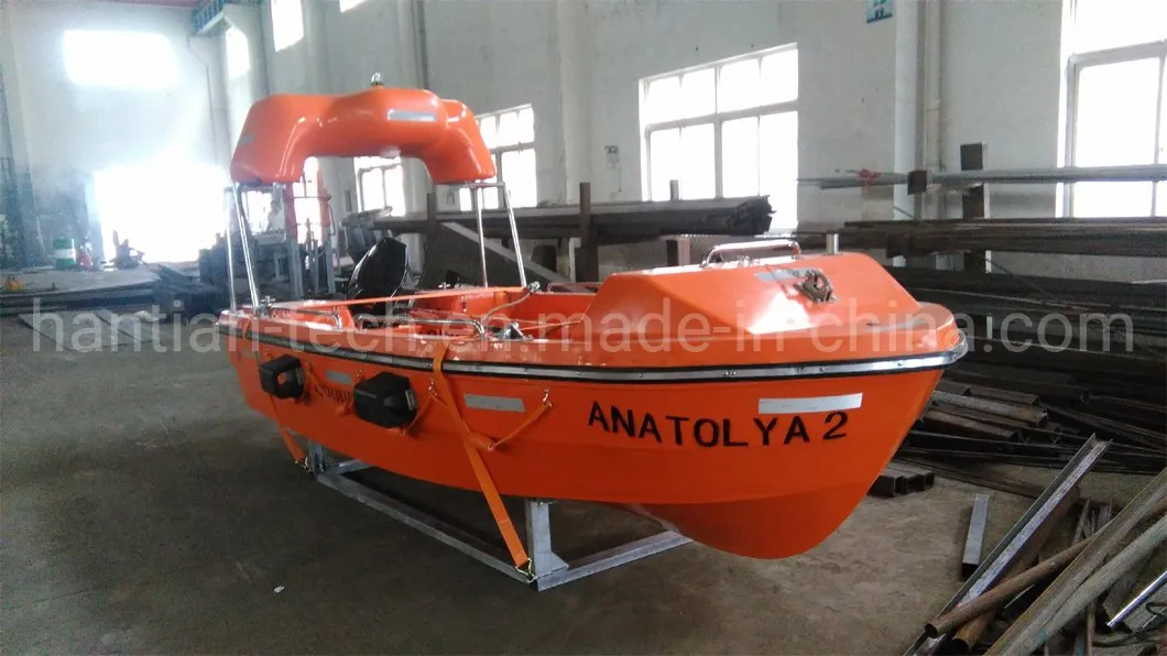 Marine Equipment Solas Orange Gfrp 6p Lifesaving Rescue Boat