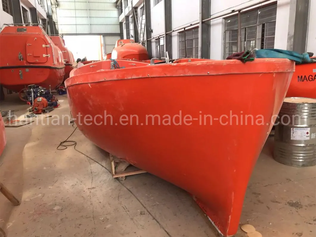 Marine Equipment Solas Orange Gfrp 6p Lifesaving Rescue Boat