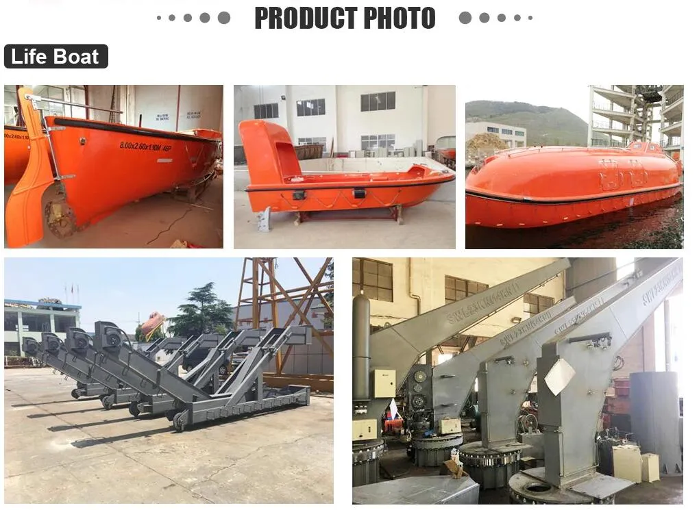 Marine Lifesaving Equipment FRP Totally Enclosed Freefall Life Boat