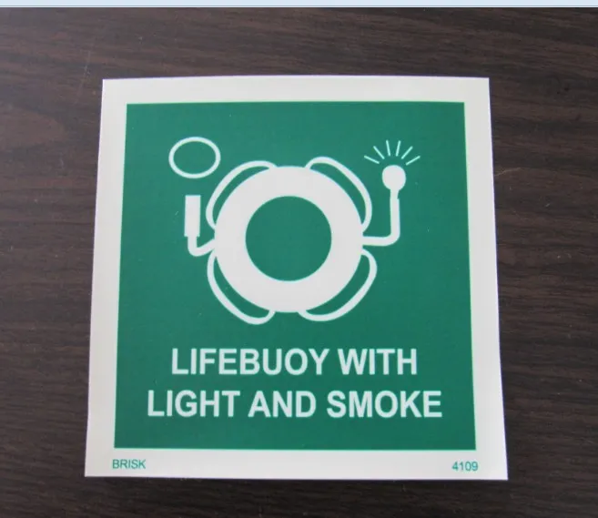 Marine Luminescent Signs Rescue Boat Imo Symbols