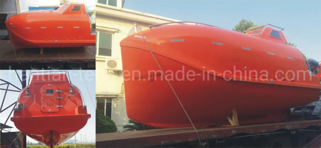 Marine Solas Water Lifesaving Equipment Totally Enclosed Freefall Boat