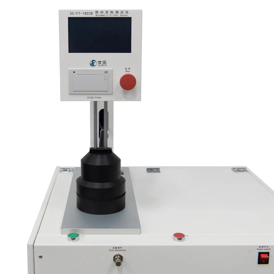 Medical Face Mask Test Equipment for Filter Efficiency and Differential Pressure (Delta P) SC-FT-1802D