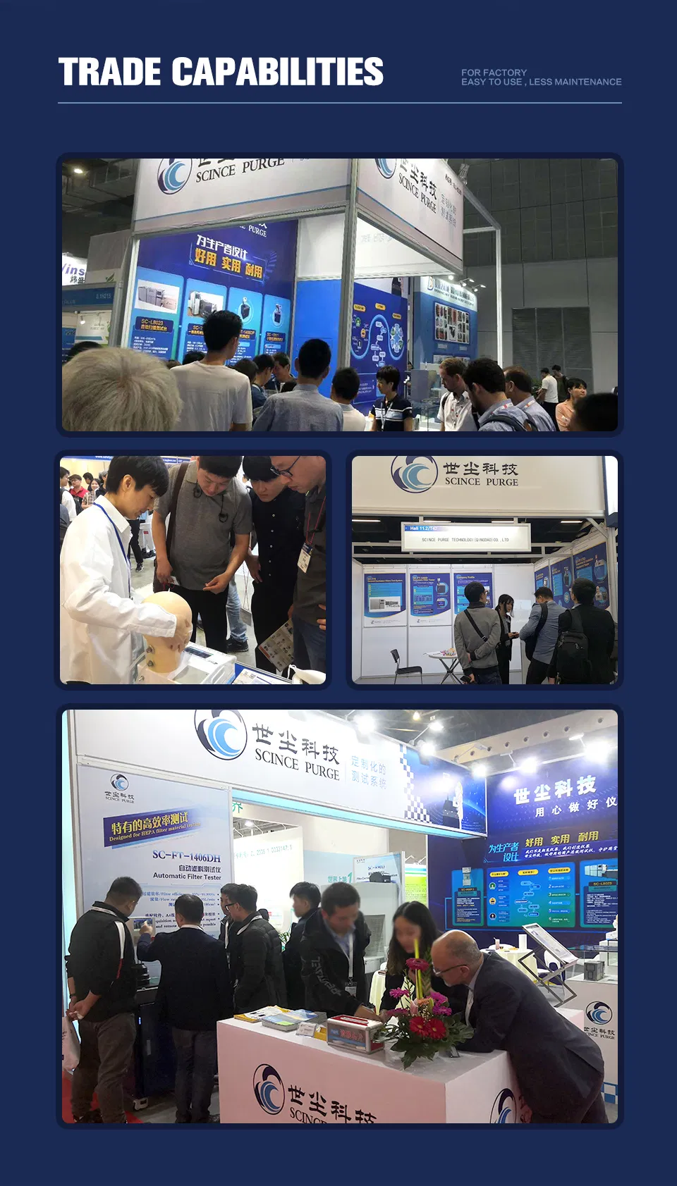 Medical Face Mask Test Equipment for Filter Efficiency and Differential Pressure (Delta P) SC-FT-1802D