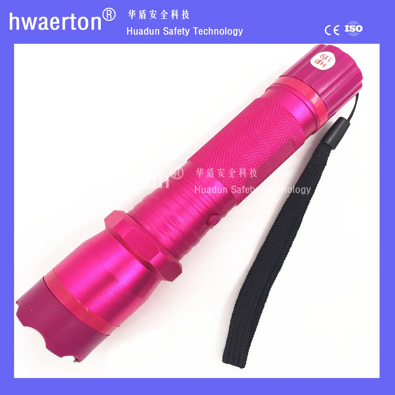 Mini Camouflage Color Fashion Stun Gun with Lighting and Alarm Flashlight