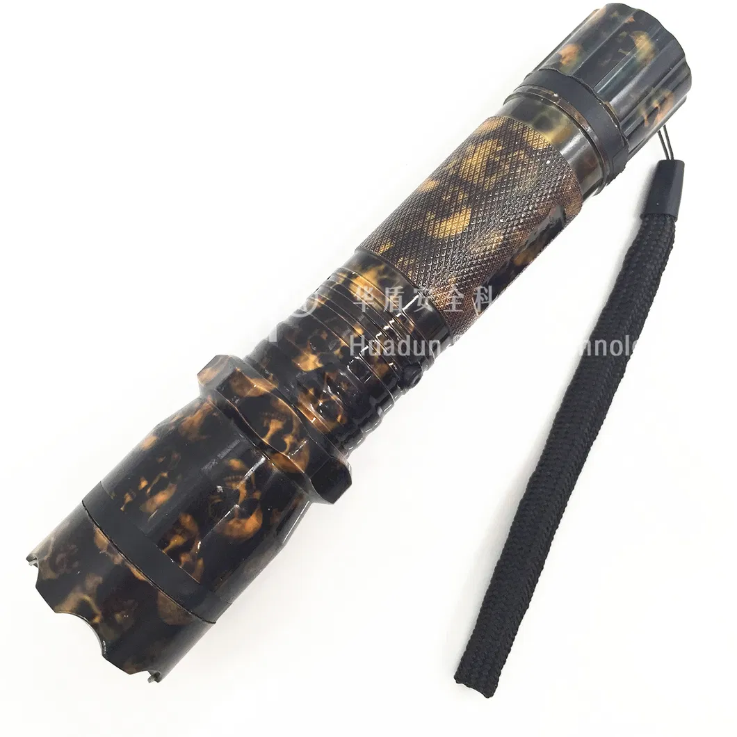 Mini Camouflage Color Fashion Stun Gun with Lighting and Alarm Self Defense