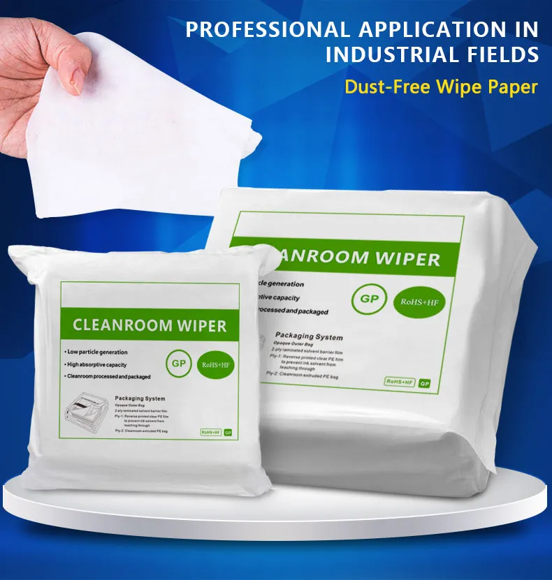 New Style 12*12" ISO 4 Class Cleanroom Wipe Paper