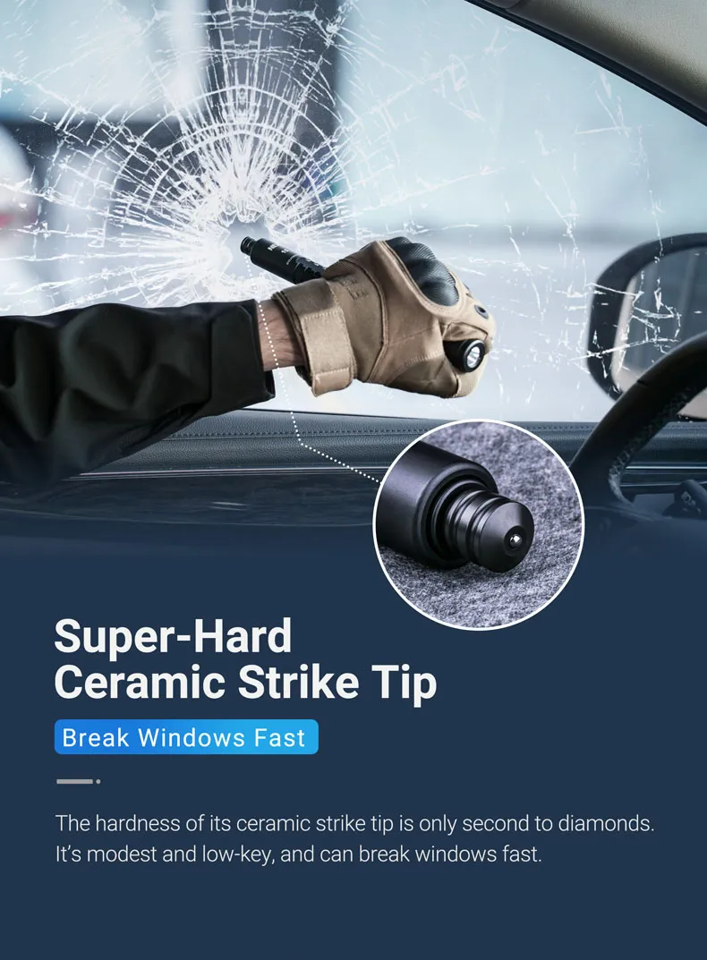 Nextorch N15L LED Flashlight Baton for Police and Security Guards