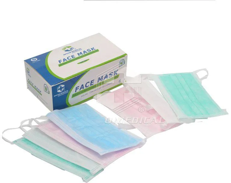 Non Woven Disposable Facial Mask 3-Ply