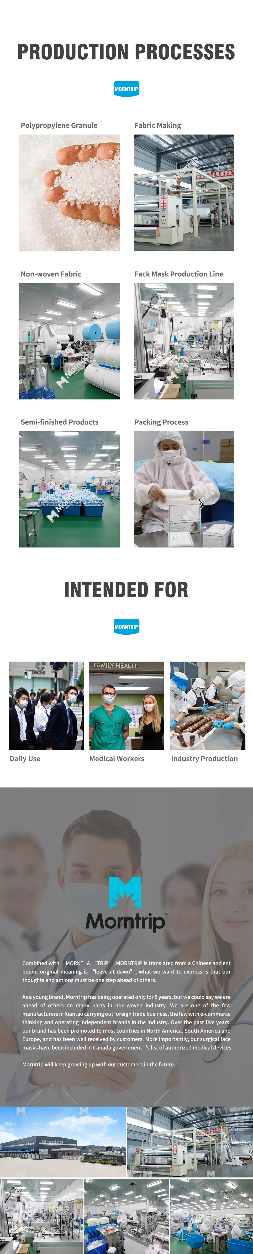 Non Woven White Wholesale Hygienic Procedure Disposable Face Mask